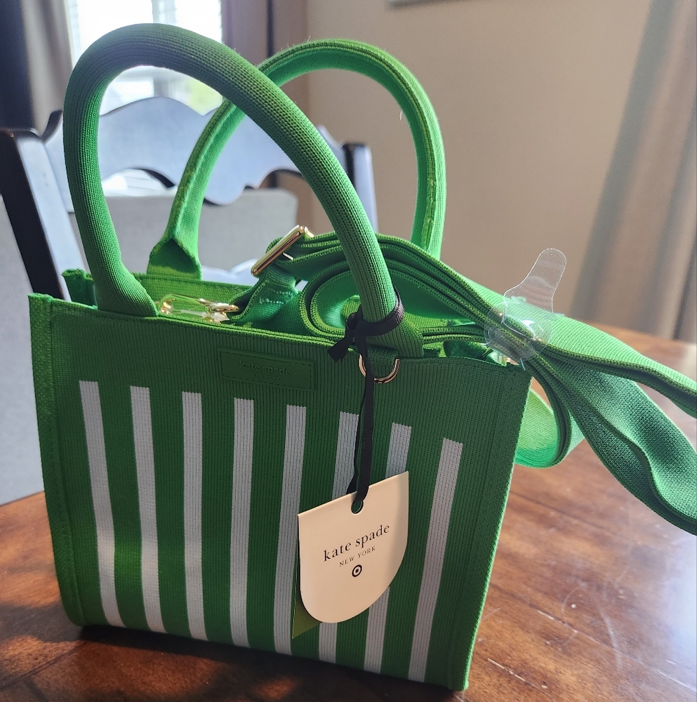 Ready To Ship! Kate Spade X Target Striped Knit Crossbody Bag
